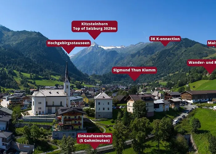 Appartements Bergfried - Ski In Ski Out, Inklusive Sommerkarte, Zentral Mit Ausblick Ueber Kaprun *